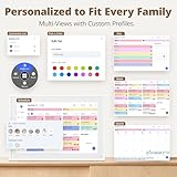 Digital Calendar Touch Screen 10 Inch, Electronic Calendar Chore Chart for Family Monthly/Weekly/Daily Planner, Smart for Home Organization, Desk Mount and APP Control - Image 3