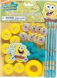 Designware Spongbob Large Favor Bag, 8-Count (Pack of 6)