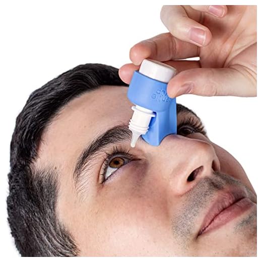 GentleDrop Eye Drop Guide | Aid to Help Aim Most Eyedrop Bottles | Dispenser Invented by Doctors