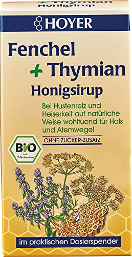 Hoyer Bio Fenchel Thymian Honigsirup (2 x 250 gr) Cover