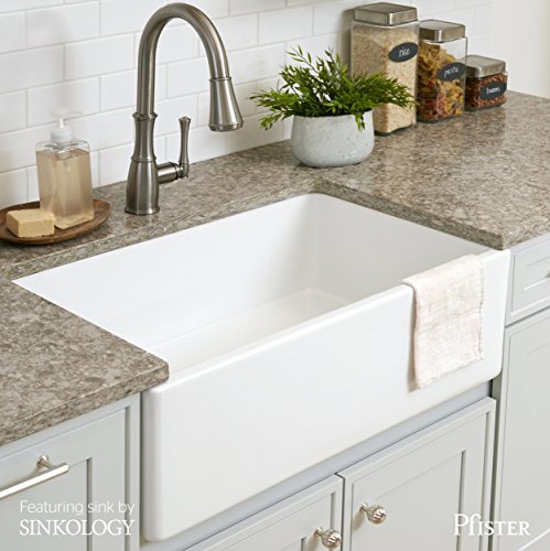 Pfister Wheaton 1-Handle Pull-Down Kitchen Faucet With Soap Dispenser, Stainless Steel #TOP1