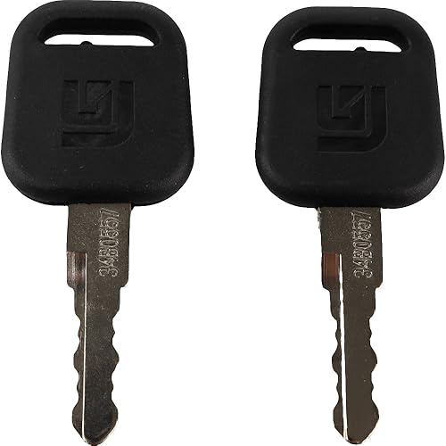 Miniatura 2 de 2 llaves de encendido 34B0557 con llavero compatible con excavadora Liugong y equipo pesado