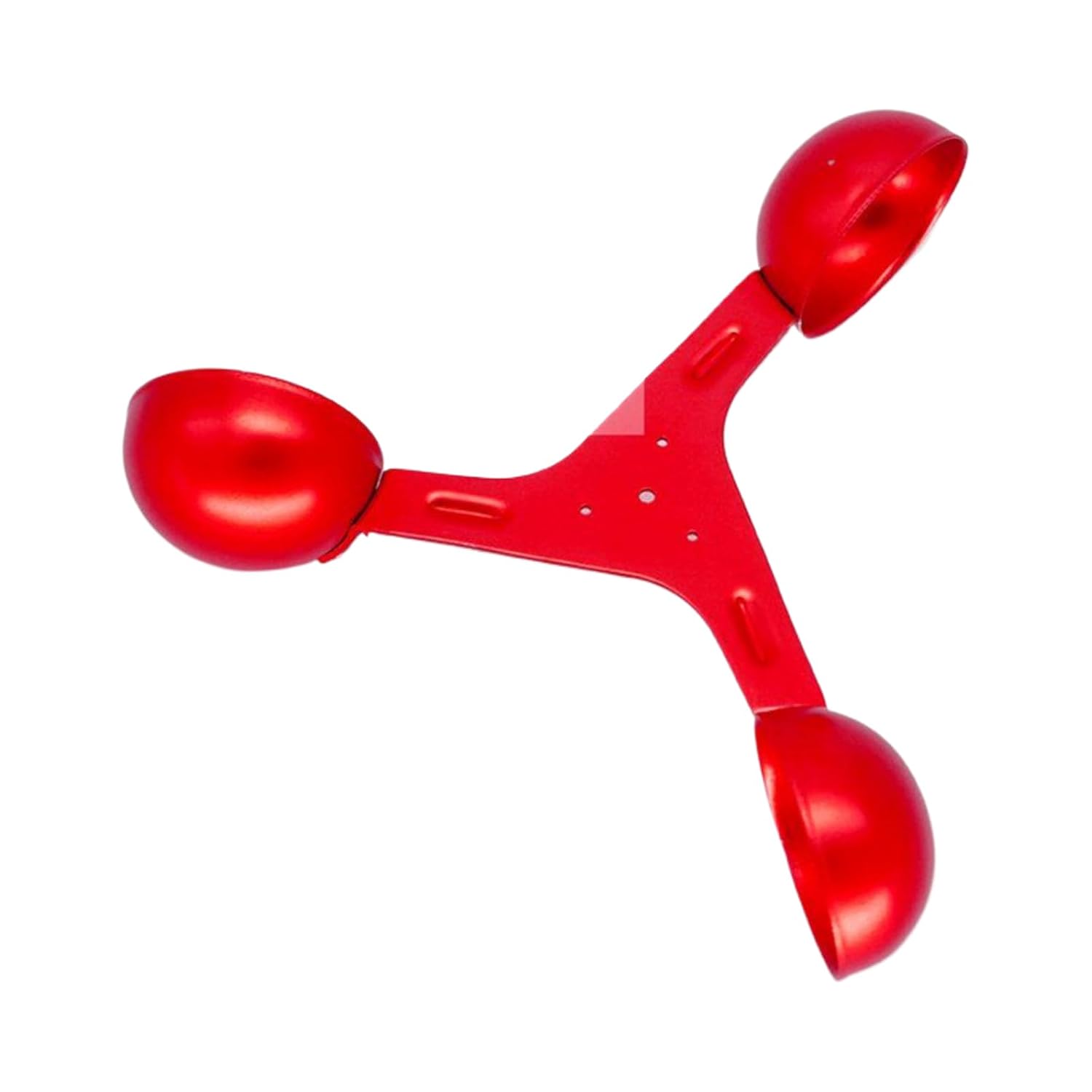 Wind Vane Three-Cup Alloy Speed Sensor(Red no Base 200mm)
