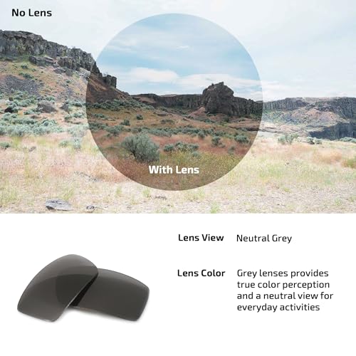 Image of Fuse Lenses Replacement Lenses for Oakley Holbrook OO9102 Sunglasses, UV | UV400 Protection | Impact-resistant polycarbonate | Scratch-resistant coating