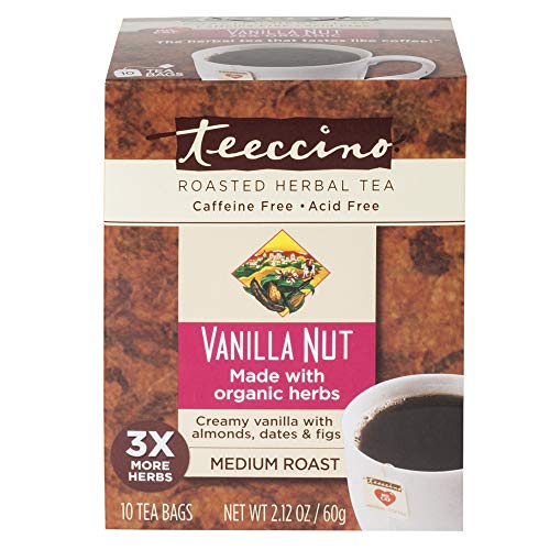 Teeccino Caffeine Free Herbal Coffee - Vanilla Nut - 10 ct