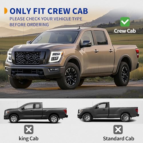 Estribos para Nissan Titan 2004-2024 6.5 pulgadas miniatura 2
