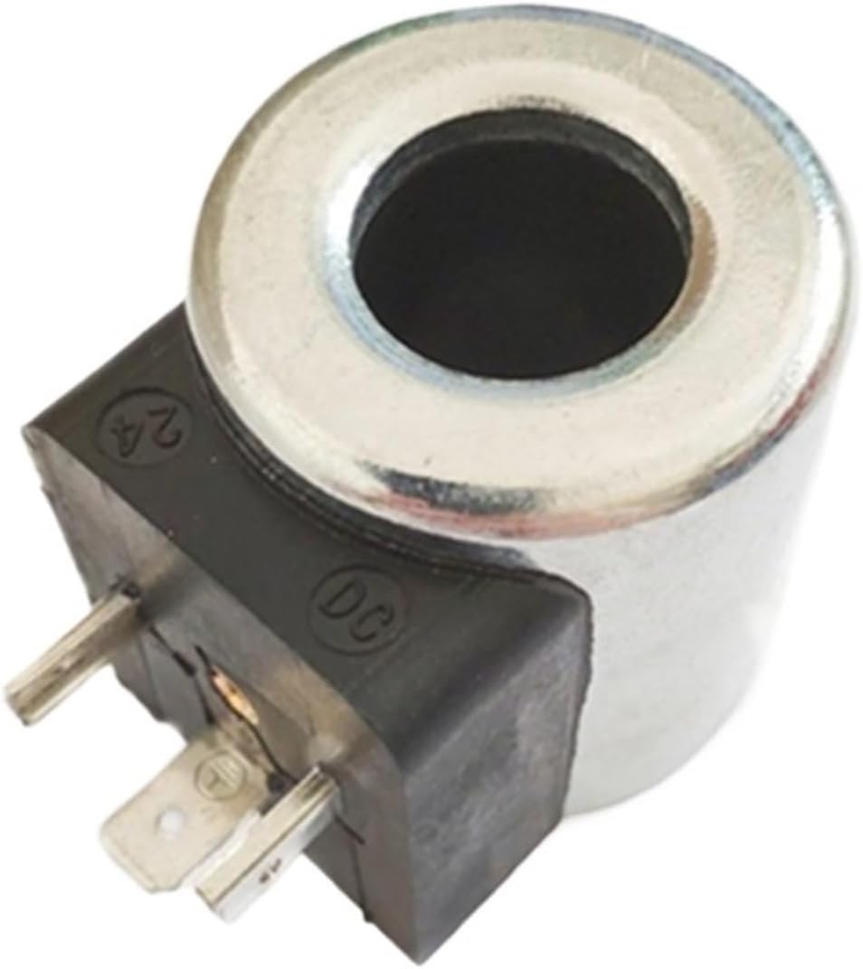 Hydraulic Pump Solenoid Valve Coil DC12V DC24V Solenoid Valve Coil Inner Diameter 18mm Height 40mm(DC24V)