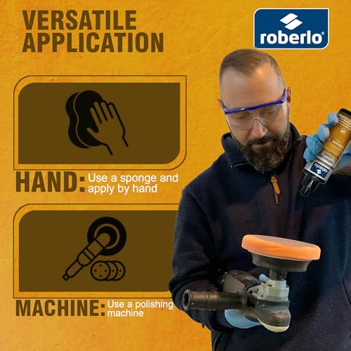 Roberlo ROBERCAR C900 High Cut Liquid Compound - 1KG Advanced Buffing Compound, Cutting Compound, and Polishing Compound for Automotive, High Performance Rubbing Compound - Thumbnail 4