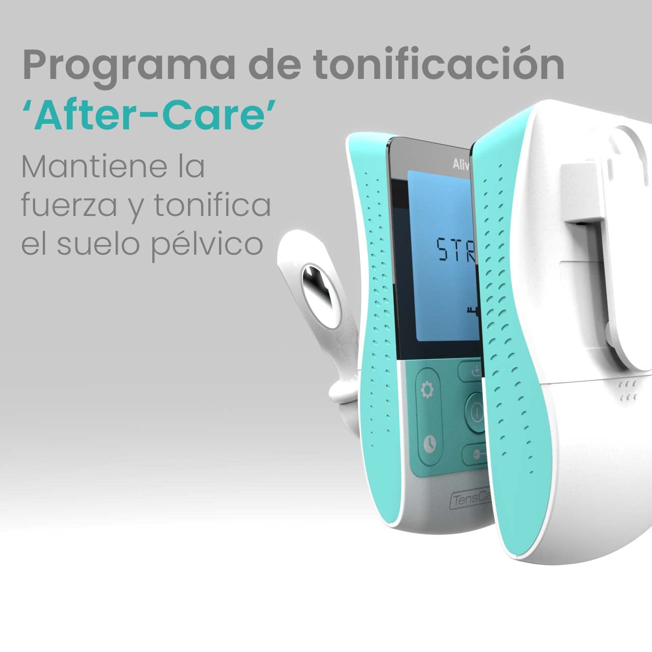 TensCare Alivia. Ejercitador de Suelo Pélvico con Programas EMS Clínicamente Probados. Dispositivo para Combatir la Incontinencia y Aliviar el Dolor Menstrual, Endometriosis y Dismenorrea