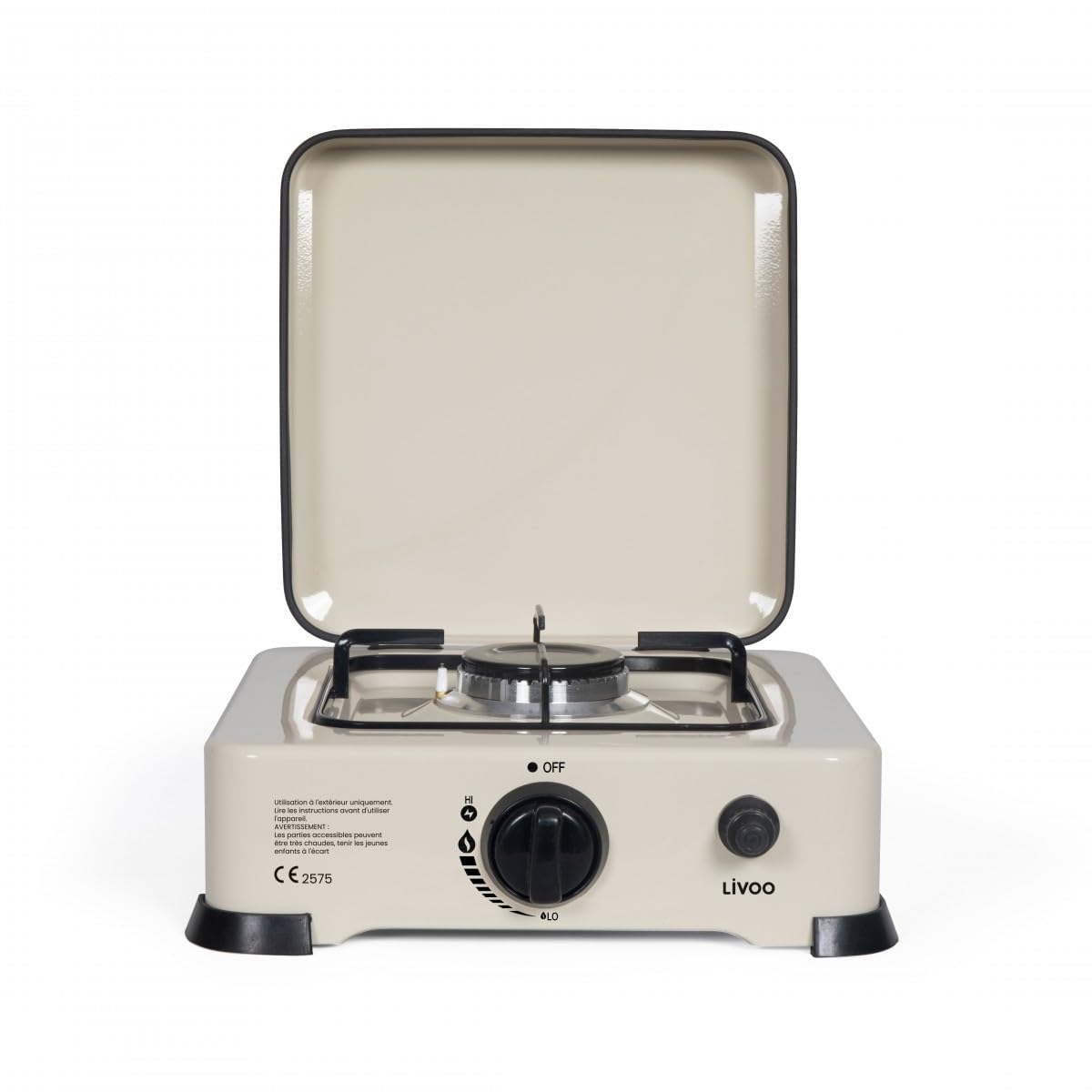 Réchaud à gaz 1 feu puissant 2,2kw réchaud de camping portable DOC303