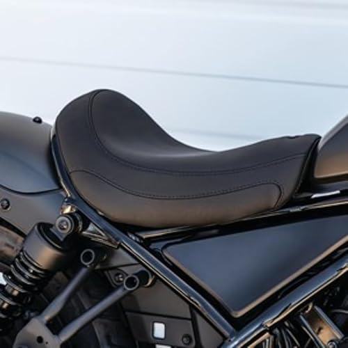 Miniatura 9 de Mustang Motorcycle Seats 84000 Tripper - Asiento individual para Honda Rebel 300 y 500 2017-'21, original, negro