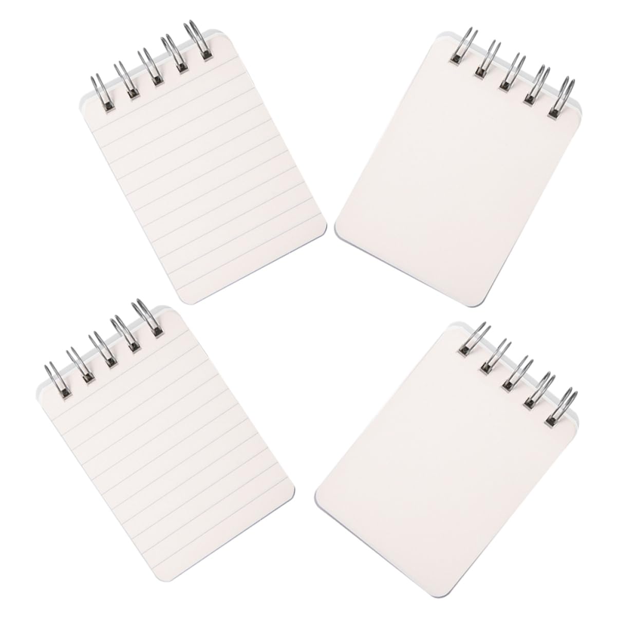 NUOBESTY 5 Ensembles Mini Cahier Travelers Notebook Cahier De Note Notepad Cahier Numérique Ventilateurs Portables Petit Mini Bloc-notes Accessoires D'écriture Papier Blanche 4 Pièces * 5