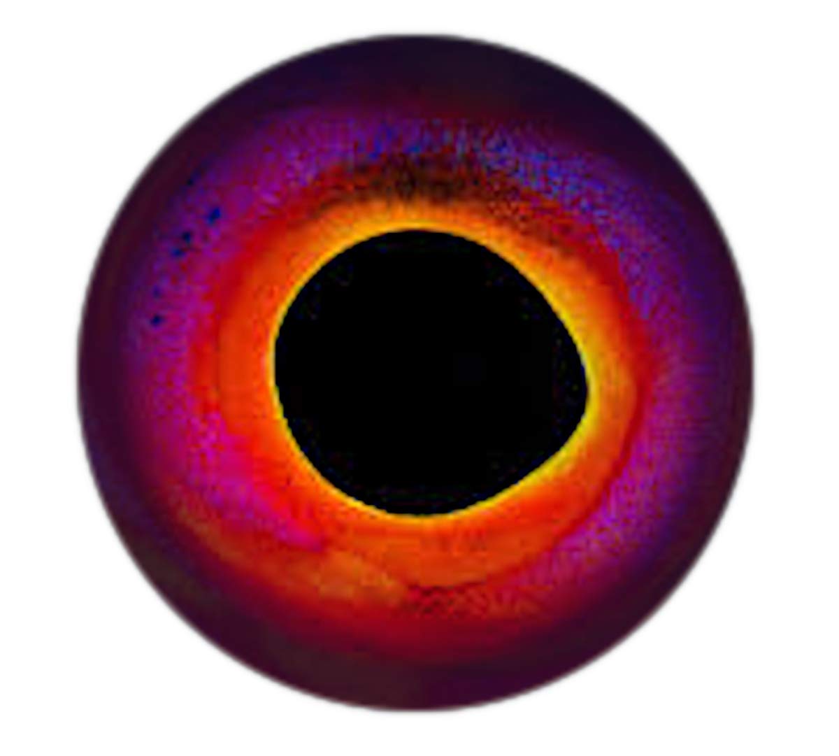 Brule 3-D Epoxy Fish Eyes (Flame, 15mm) — image 1