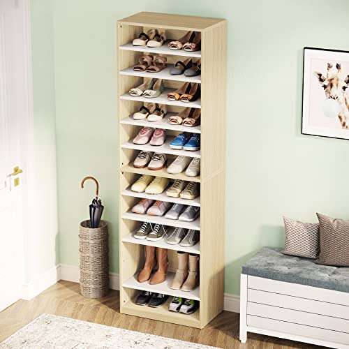 Tribesigns 11-Tier Shoe Storage Cabinet, 70.9" Tall Shoe Rack With Adjustable Sheves, Freestanding Shoe Organizer Cabinet For Entryway,Closet, Living Room #TOP7