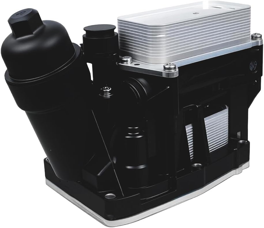 11428507697 Engine Oil Cooler and Oil Filter Housing Compatible with BMW Series 1/2/3/4/5/6/7 X1 X3 X4 X5 X6 Mini R55 R56 R57 R58 R59 R60 R61