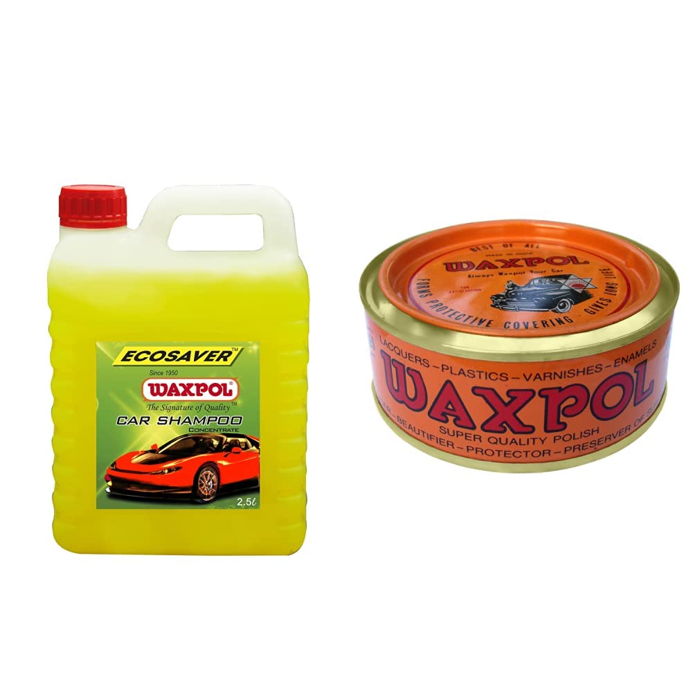Waxpol Ecosaver Car Shampoo Concentrate 2.5 LTR. (for Bucket, Foam