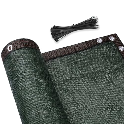 DELLNA Sichtschutz Garten, Zaunblende 1 x 5 m, Sichtschutz Zaun für Garten, Balkon und Terrasse, UV-resisten, Wetterfest, Sichtschutzzaun mit Ösen und...