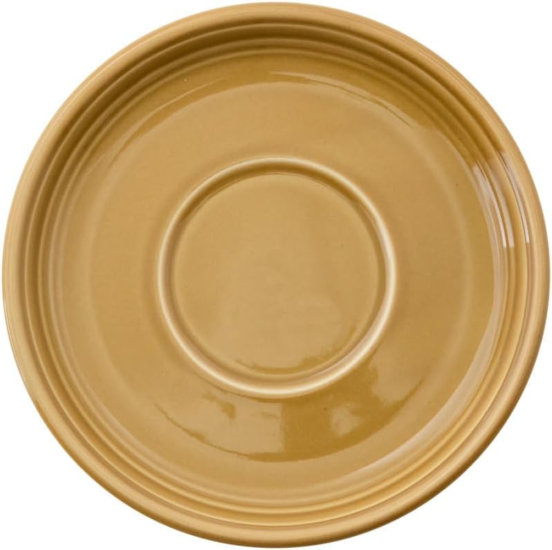 Koyo Pottery 12660057 Orbit Melo Amber Latte Saucer, Dishwasher Safe, Made in Japan