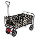 Produktbild Sekey Faltbarer Bollerwagen mit Bremsen Klappbar Handwagen Transportkarre Gartenanhänger Gartenwagen Transportwagen bis 80KG, Camo