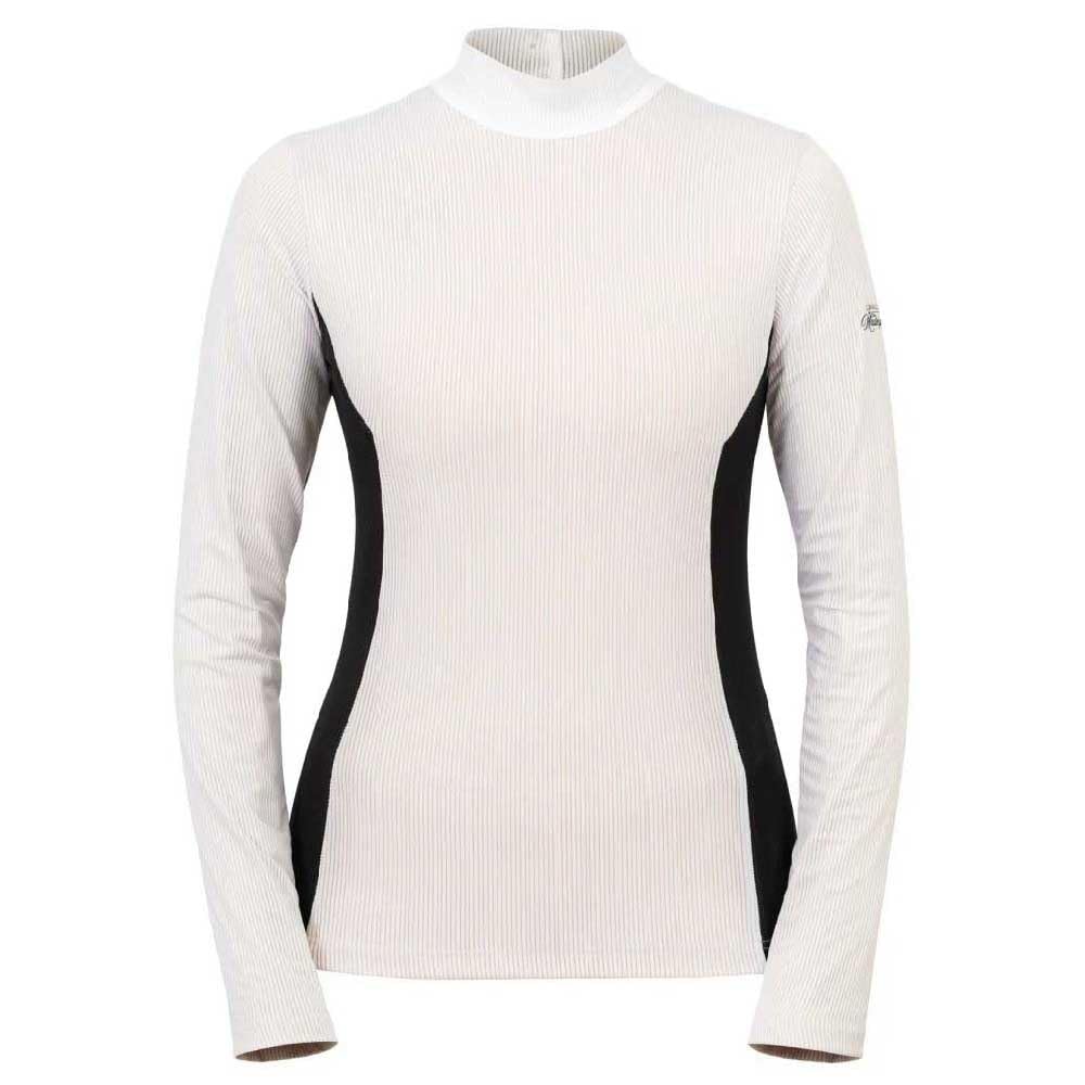 CAVALLIERA Elegant Stripe Woman Long Sleeve T-Shirt M