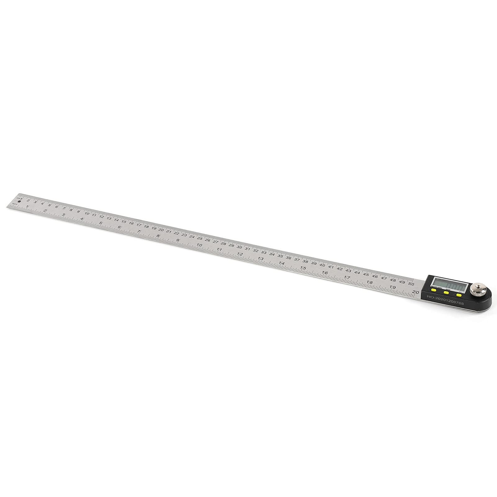 Jiawu Righello Angolare Digitale Goniometro in Acciaio Inossidabile da 500 Mm con Display LCD, Campo di Misurazione 0-360° Strumento Cercatore Angolare Digitale per la Lavorazione del Legno con Ampio