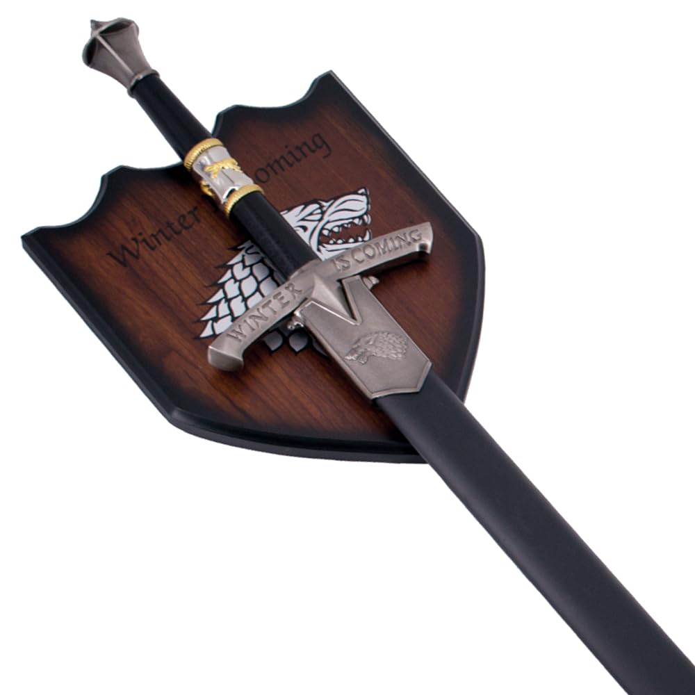 GoT Schwert - Jon Snow Longclaw Sword - Dolch - Dagger - Targaryen Messer - Stark Winter is Coming - LARP (Schwert Ice Scheide)