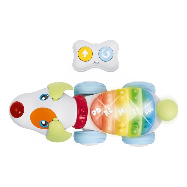 Foto 4 de 8 de Chicco DogReMi Perro Electrónico Control Remoto, Perrito Interactivo Que Ladra y Camina con Mini Centro…