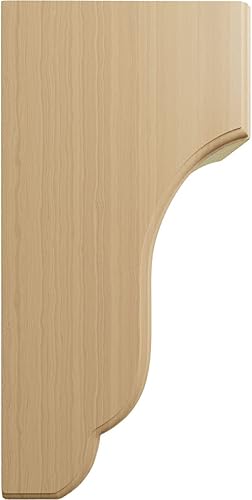 Vista 55 de Ekena Millwork ménsula Capistrano Mission de 2.5 pulgadas de ancho x 2.75 pulgadas de profundidad x 4.5 pulgadas de alto, COR02X02X04CPAL Alder