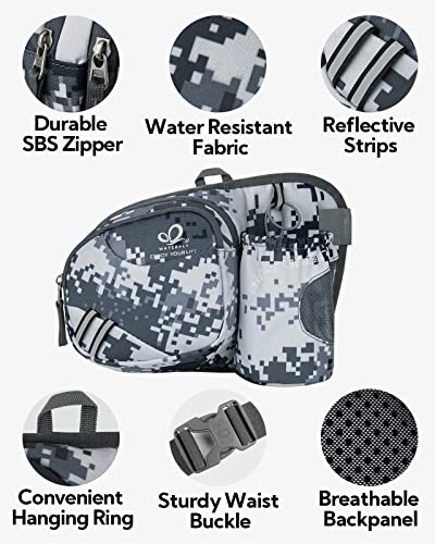image for WATERFLY Fanny Pack Waist Bag: Waist Pack for Women Men with Water Bot