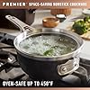 Calphalon Premier Space Saving 1.5 Quart Sauce Pan with Lid, Hard-Anodized Nonstick Cookware with MineralShield Technology, Dishwasher and Oven Safe #5