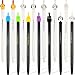 Leinuosen 14 Pieces Cartoon Gel Pen with Cat Dog Shape Decoration Roller Ball Pen Stationery Office Supplies for Writing