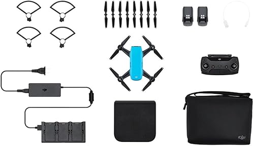 Vista 5 de DJI Spark, Mini dron portátil, blanco alpino Blanco (Alpine White)