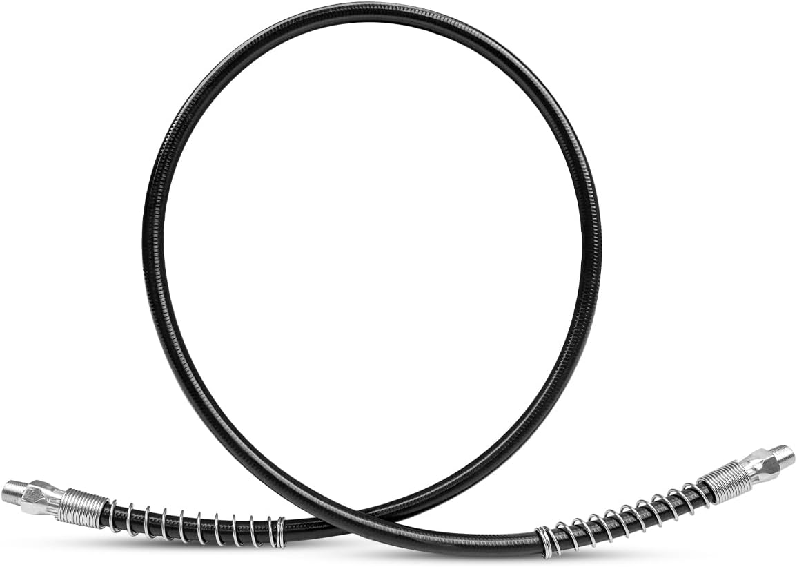TIKSCIENCE DCGG5703-42 Grease Gun Hose – 42-Inch High-Pressure (10000 PSI) Flexible Fit for DeWalt 20V MAX Cordless Grease Gun – 1/8" NPT Thread with Coupler, Heavy-Duty Extension Hose Kit