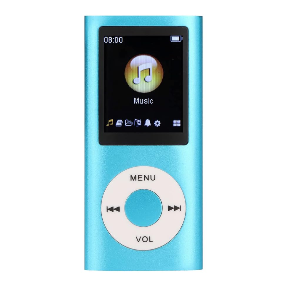 Elevea 𝟏𝟓 𝐘𝐞𝐚𝐫𝐬 𝐖𝐚𝐫𝐫𝐚𝐧𝐭𝐲 Portable MP3/MP4 Player, 1.8-Inch HD Screen, 64GB Memory Card Support, 8 Hours Playback, Includes Earphones 𝗕𝗹𝘂𝗲-picture-22