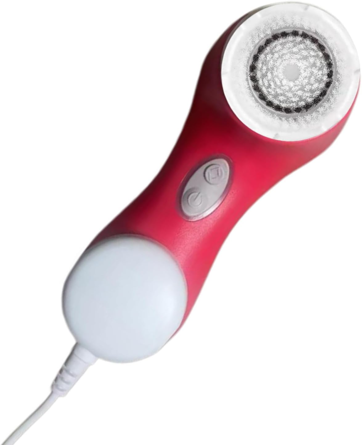 Mia 2 Facial Cleansing System, 2 Speed Settings, with Sensitive Brush Head (Bright red)