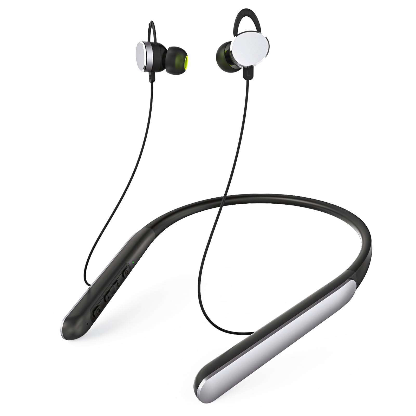 LOBKIN Hearing Aids for Seniors, Hearing Amplifiers with Noise Reduction and Rechargeable, Neckband Bluetooth Hearing Aids for Men Women Hearing loss, 80 Hrs Hearing Time, 4 Hearing Aid Modes (Black)