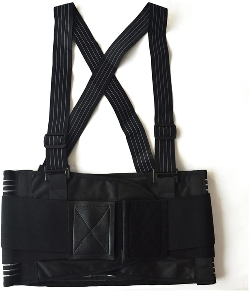 Suspender Belt Adjustable Posture Back Support Corrector Lumbar Brace Shoulder Band Corset Relief Lower Pain(XL code)