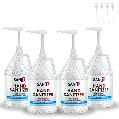 4 Gallon Gel Hand Cleaner 70 Percent isopropyl Alcohol, 1 Pump Included