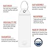 Cruise On Royal Caribbean Cruise Luggage Tag Holder (4 Pack) – Fits All Royal Caribbean Ships, Durable Travel ID Holders for 2026-2027 Cruises, Clear Waterproof Cruise Essentials