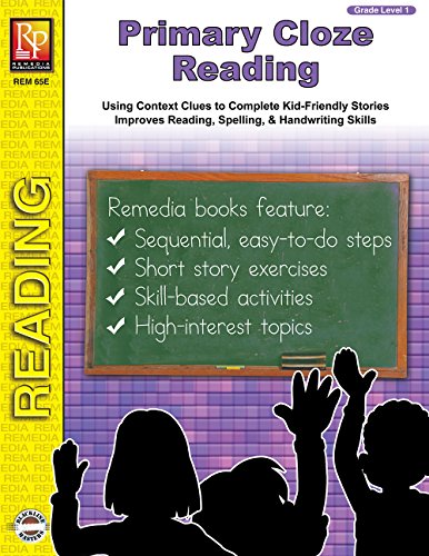 Primary Cloze Reading (Grades 1): Build Vocabulary & Early Comprehension Skills (English Edition)