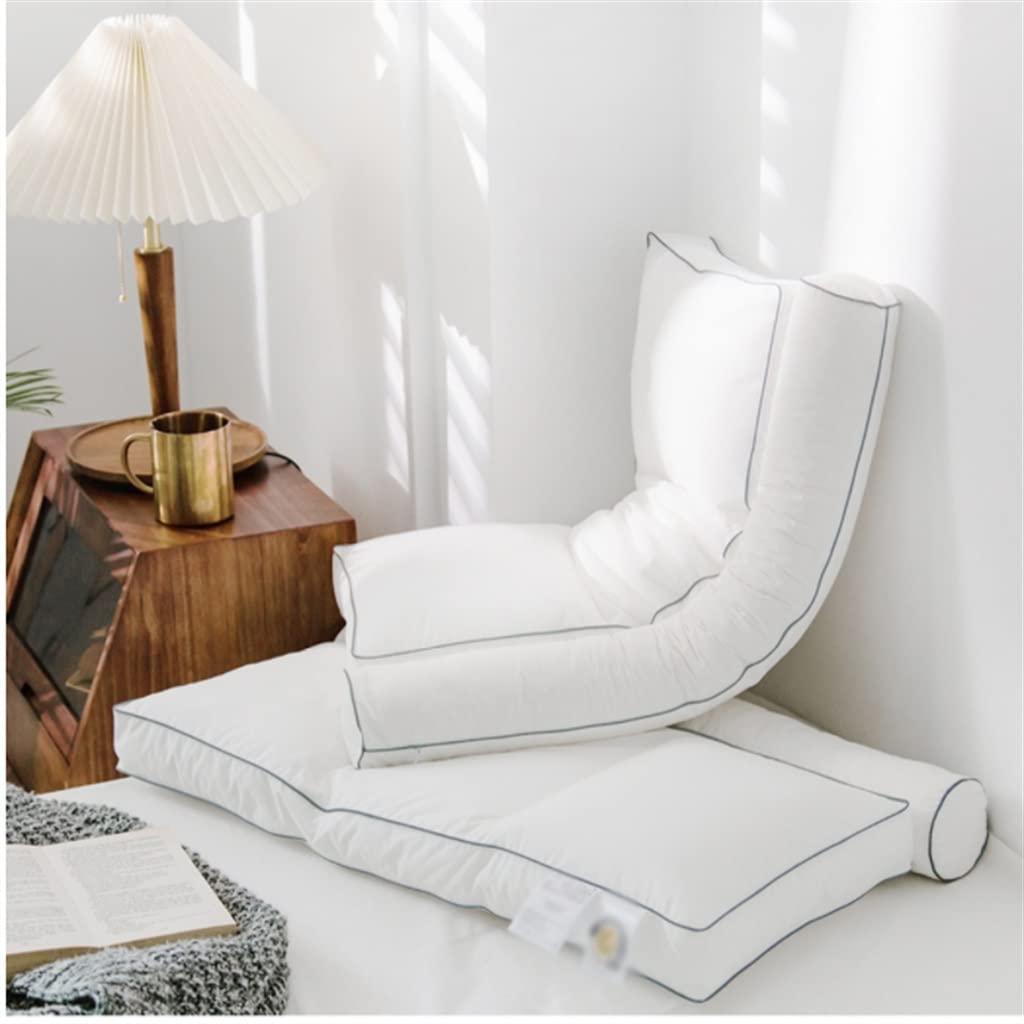 MFJGHU Latex Strip Neck Protective Shaped Pillow U-shaped Removable Multifunctional Travel Sleeping