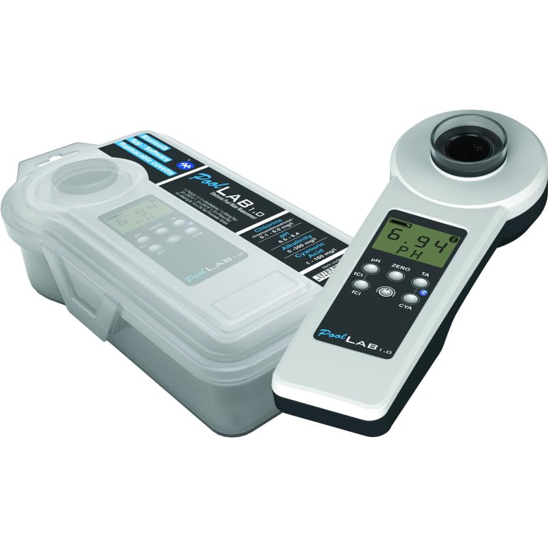 SuperPack Testeur électronique - Photomètre Water ID PoolLab 1.0 + Kit Recharge + Cuvette de Rechange