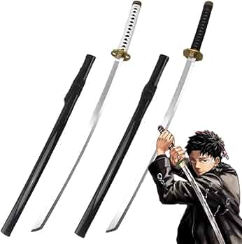 Amazon.co.jp: カグラバチ コスプレ道具 武器 木製 76/100CM 日本刀 淵