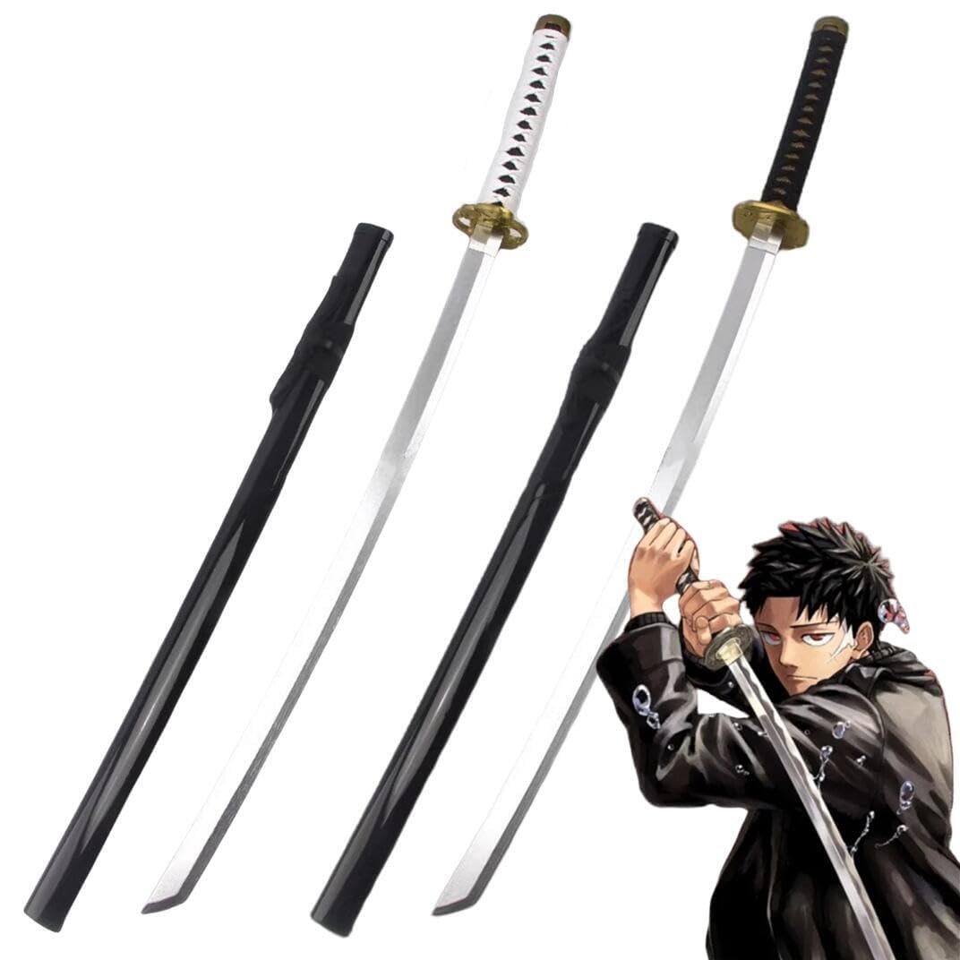 Amazon.co.jp: カグラバチ コスプレ道具 武器 木製 76/100CM 日本刀 淵