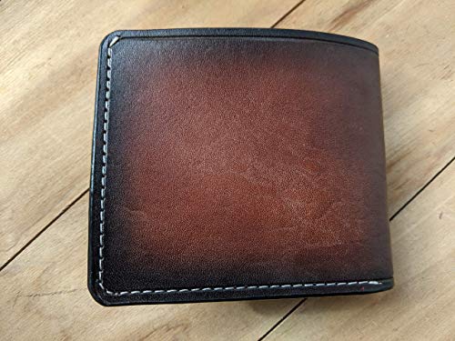 Men's 3D Genuine Leather Wallet, Hand-Carved, Hand-Painted, Leather Carving, Custom wallet, Personalized wallet, Skull, Skeleton, Rose3