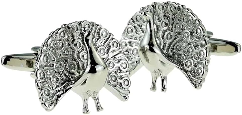 Ashton and Finch Peacock Cufflinks | Perfect Gifts for Men's Birthdays, Weddings And Special Occasions | Cufflinks For Men