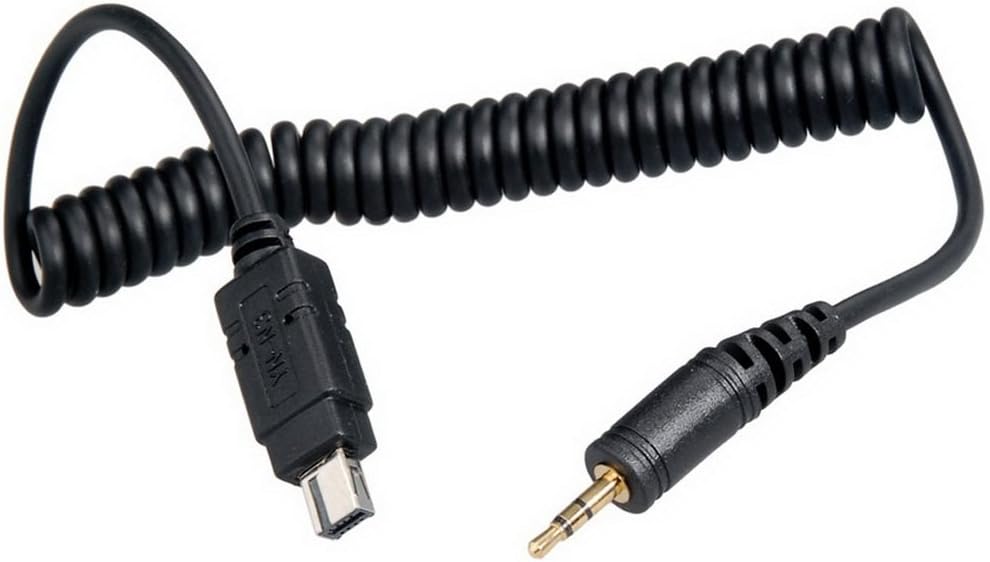 Yongnuo N3 shutter release cable with 2.5mm jack and camera connector