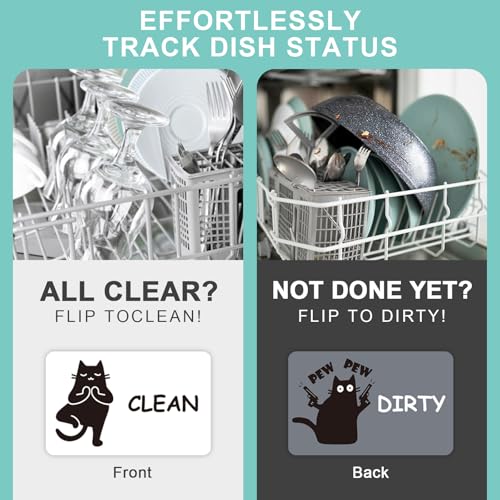 Imán decorativo de gato negro para lavavajillas 12 x 18 pulgadas miniatura 4