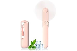 2-in-1 Mini Handheld Fan: Enjoy Breezy Comfort Anytime, Anywhere
