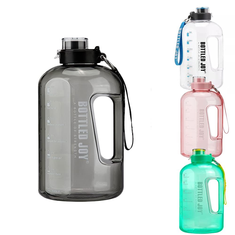 Buy Bottled Joy Sports Water Bottle (50OZ/85OZ/1GALLON) Plastic Large